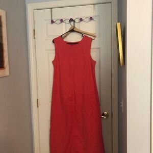 Size XL LINEN summer dress.